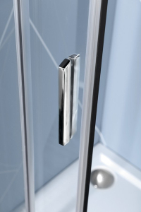 Polysan EASY čtvrtkruhová sprchová zástěna 900x800mm, L/R, čiré sklo EL2815
