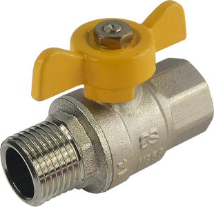 Klum Kohout kulový plyn s motýlem, MxF, 3/4" PR30A