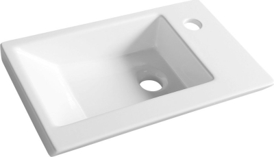 Aqualine ZORAN keramické umývátko nábytkové 45x27, 5cm, bílá 4045
