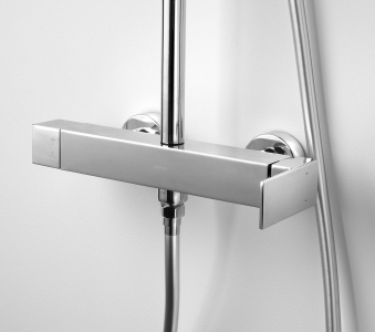 Sapho CUBEMIX sprchový sloup s pákovou baterií, chrom CM139