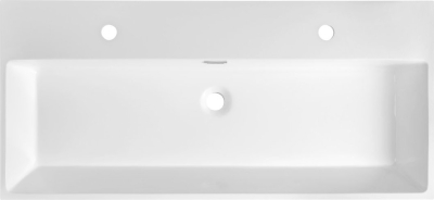 Sapho AQUATIC dvojumyvadlo, litý mramor, 100x46cm, bílá AT100-2