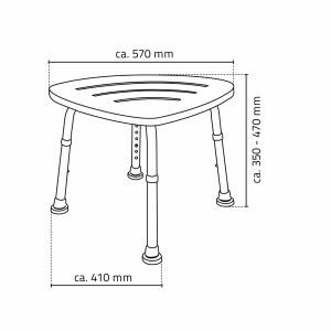 Ridder Koupelnová stolička, bambus A00502081
