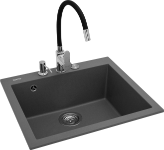 Granitový dřez Sinks LINEA 600 XC Milk + Flexia G1728XC