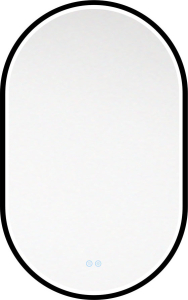 Mereo  Zrcadlo oválné 50x80 cm, LED osvětlení CN170