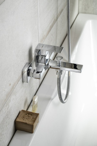 Sapho CUBEMIX nástěnná vanová baterie, chrom CM010