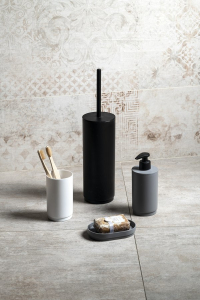 Gedy SHARON WC štětka na postavení, černá SH3314