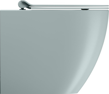 GSI PURA WC mísa stojící, Swirlflush, 36x55cm, spodní/zadní odpad, ghiaccio dual-mat 880315