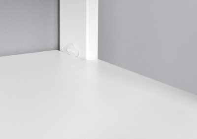 Aqualine ETIDE policový regál 36x86x36 cm, bílá mat ET086