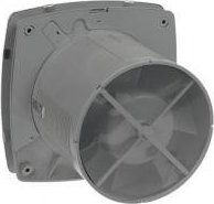 Cata X-MART 12H koupelnový ventilátor axiální s automatem, 20W, potrubí 120mm, nerez mat 01054000