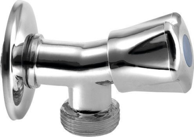 Aqualine Pračkový ventil se zpětným ventilem, 1/2"x3/4", chrom 5313