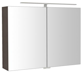 Sapho RIWA galerka s LED osvětlením, 81x70x17cm, borovice rustik RIW080-0016