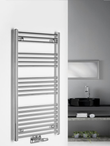 Aqualine ALYA otopné těleso rovné 600x1188mm, středové připojení, chrom LLS303