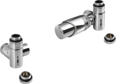 Bruckner WICHER ECK COMBI připojovací sada termostatická rohová, chrom 600.321.1