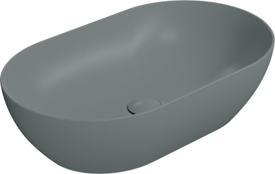 GSI PURA keramické umyvadlo na desku 60x37cm, agave mat 883404