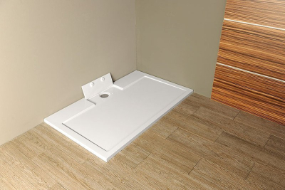 Gelco IRENA sprchová vanička z litého mramoru, obdélník 150x90cm, bílá HI15090