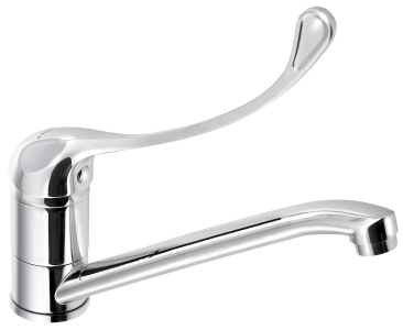 Aqualine AQUALINE 35 stojánková dřezová baterie, lékařská páka, chrom 54139
