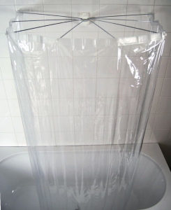 Ridder OMBRELLA skládací sprchová kabina, 100x70cm, průhledná 58200