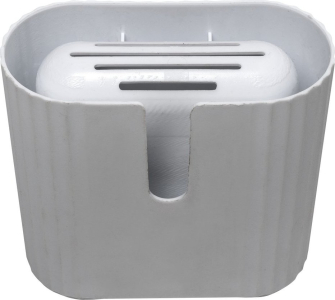 Aqualine WC silikonová štětka závěsná/na postavení, bílá TF010
