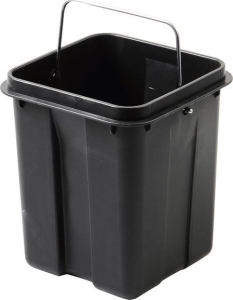 Aqualine SIMPLE LINE odpadkový koš hranatý 3l, nerez lesk GAQ003