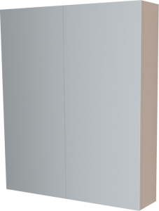 Mereo Koupelnová skříňka zrcadlová 80 cm, galerka, 2 x dvířka, Multidecor, Šedý kámen CN798G82SEKA