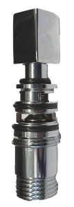 Aqualine Přepínač s ovladačem pro vanovou baterii, chrom ND1126-10