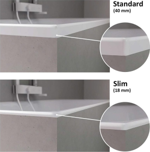 Polysan KALDERA SLIM obdélníková vana 180x80x40cm, bílá 60611S