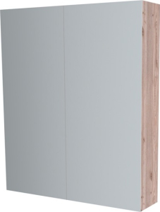 Mereo Koupelnová skříňka zrcadlová 60 cm, galerka, 2 x dvířka, Multidecor, Dub Nelson CN798G62DNLS
