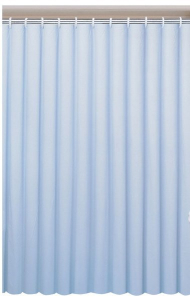 Aqualine Sprchový závěs 180x200cm, vinyl, modrá 0201004 M