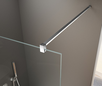 Bruckner SPITZA sprchová zástěna WALK-IN, 1200mm, čiré sklo 750.120.1