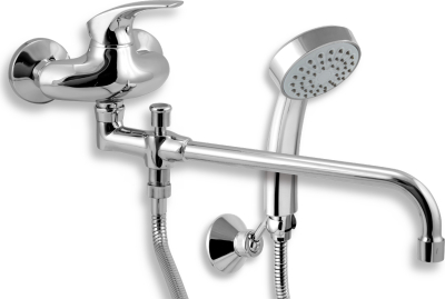Novaservis Vanová paneláková baterie 100 mm Metalia 57 chrom 57037,0