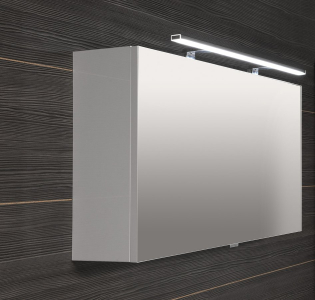 Sapho CLOE galerka s LED osvětlením 100x50x18cm, bílá CE100-0030