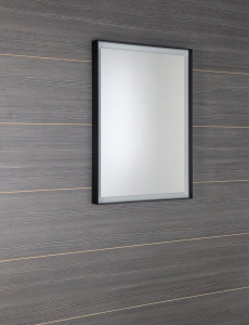 Sapho SORT zrcadlo s LED osvětlením 47x70cm, černá mat ST047