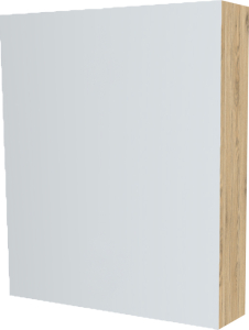 Mereo Koupelnová skříňka zrcadlová 60 cm, galerka, 1x dvířka levá, Multidecor, Dub San remo sand CN798G61DSAN
