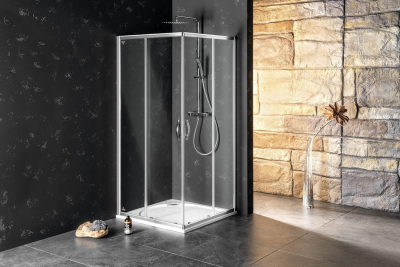 Gelco SIGMA SIMPLY obdélníkový sprchový kout 1200x1100 mm, L/P varianta, rohový vstup, čiré sklo GS2112-02