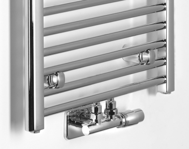 Aqualine ALYA otopné těleso rovné 400x1188mm, středové připojení, chrom LLS308