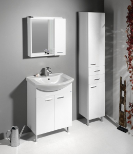 Aqualine ZOJA/KERAMIA FRESH skříňka vysoká 35x184x29cm, bílá 51220
