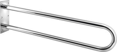 Sapho HANDICAP opěrné pevné madlo tvar U 813mm, nerez lesk XH540