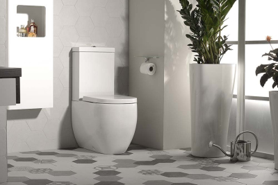 Kerasan FLO WC kombi, spodní/zadní odpad, bílá WCSET11-FLO
