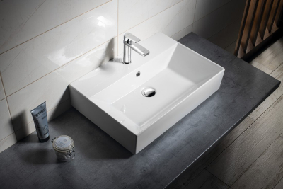 Isvea SISTEMA keramické umyvadlo 60x42cm, bílá 10SF50060