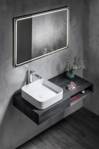 Sapho GEMINI zrcadlo s LED osvětlením 120x60cm GM120