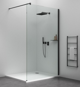 Polysan ESCA SHELF stěnový profil s drážkou 2100mm, černá mat ES8225
