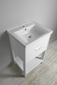 Aqualine ETIDE umyvadlová skříňka 51, 5x85x44 cm, bílá mat ET515
