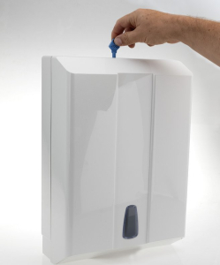 MARPLAST Zásobník na papírové ručníky 28, 5x40x13cm, bílá 504