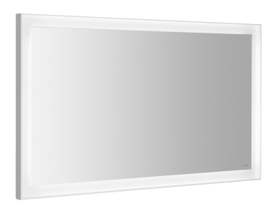 Sapho FLUT zrcadlo s LED podsvícením 120x70cm, bílá FT120
