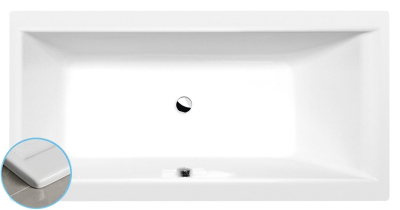 Polysan CLEO SLIM obdélníková vana 150x75x48cm, bílá 27611S