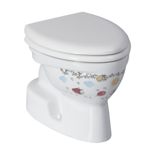 CREAVIT KID WC mísa kombi, spodní odpad, dekor CK300-11CB00E-FF00