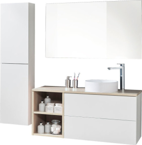 Mereo Aira, koupelnová skříňka 101 cm, Multidecor, Dub Sand Barbera CN792SDSB1