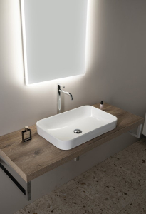 Isvea SOTT AQUA keramické umyvadlo 60x38cm, bílá 10SQ50060