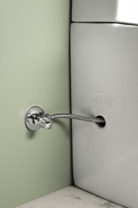 Aqualine JALTA HYGIE WC kombi s umývátkem, Rimless, spodní/zadní odpad, bílá PB103H