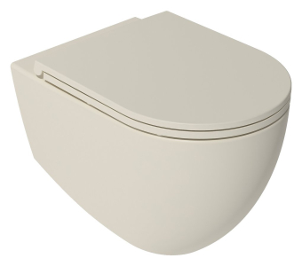 Isvea INFINITY WC sedátko, SLIM, Soft Close, Easy Take, ivory 40KF0532I-S